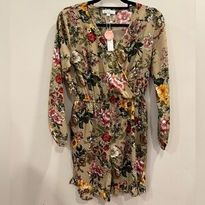 Floral Wrap Dress